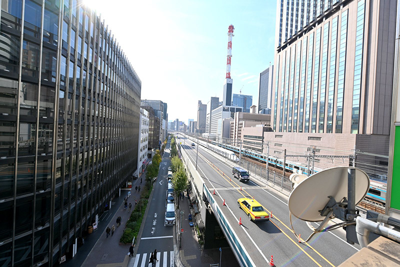 西銀座ビル歯科からの眺め