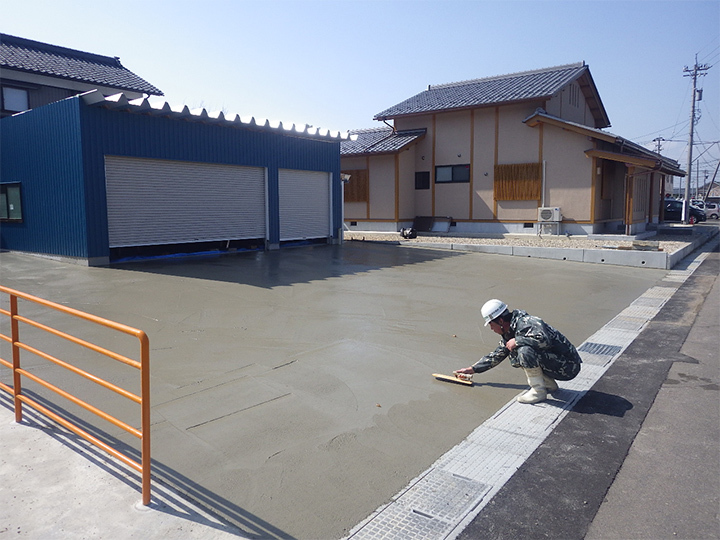 住宅土間コンクリート工事