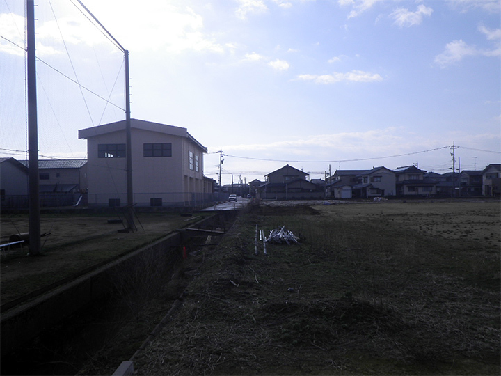 坂井高校グラウンド 着工前