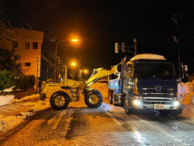 排雪作業