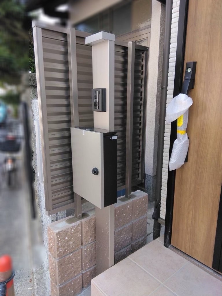 外構6 ポスト 堺市Y様邸