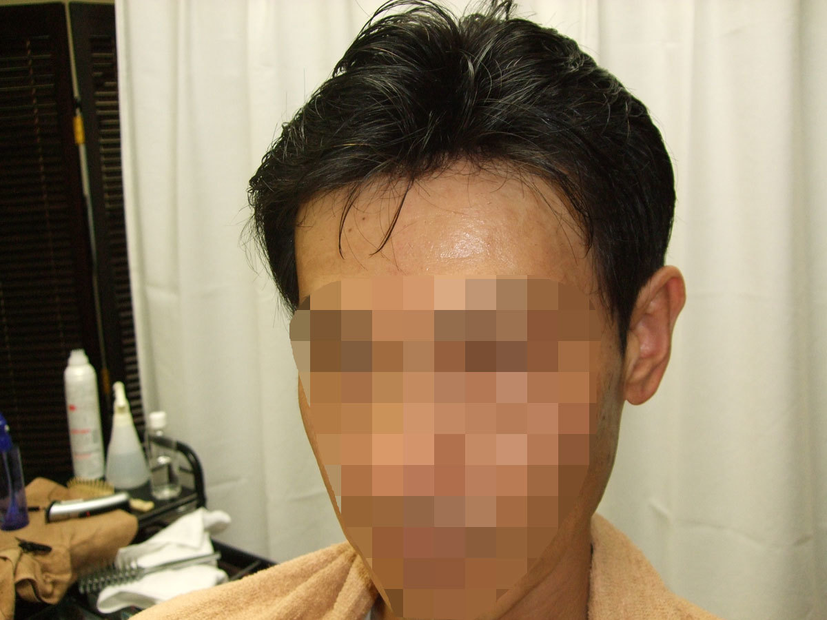 スタイリングフォームを使ってウェットに仕上げましたAfter