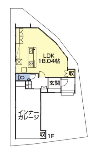野々市本町1丁目間取り金沢情報1階