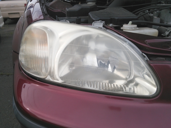 ヘッドライトくすみ