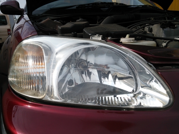 ヘッドライトくすみ取り後