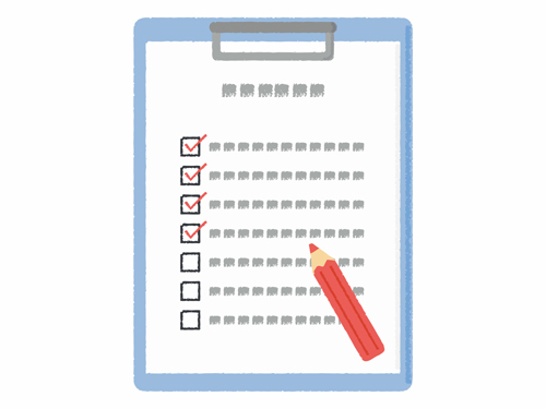 受付で問診表を記入