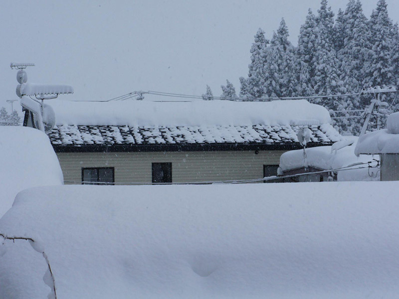 屋根融雪状況