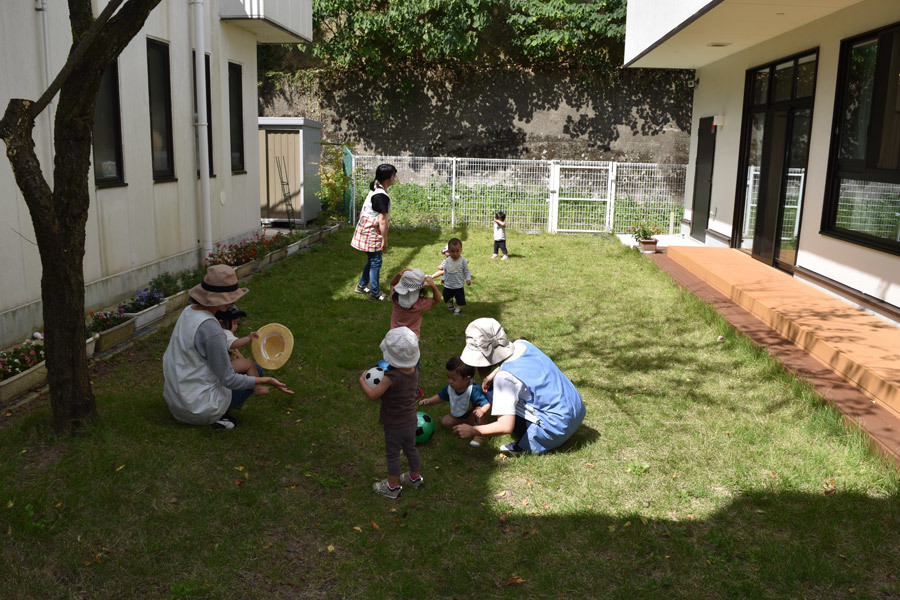 ひよこぐみお庭