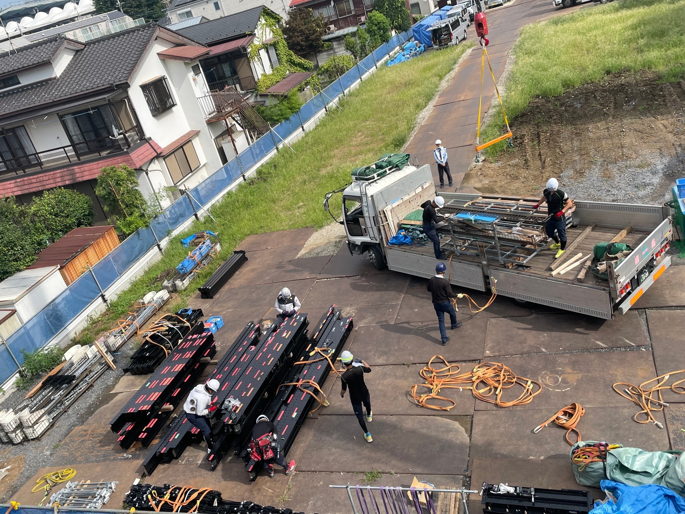 中原区Y様邸 1期目建て方中