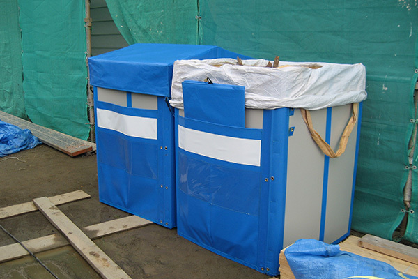 フレコンをセットする