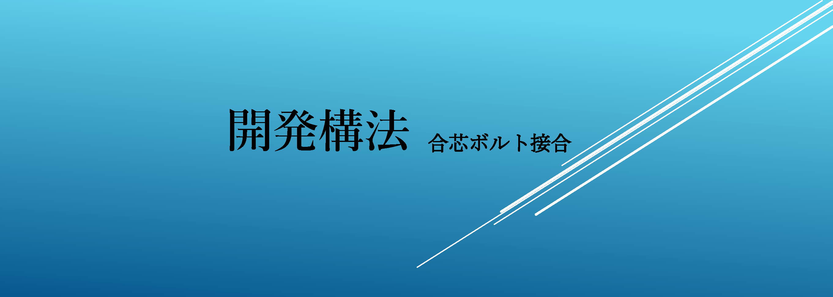 合芯ボルト接合