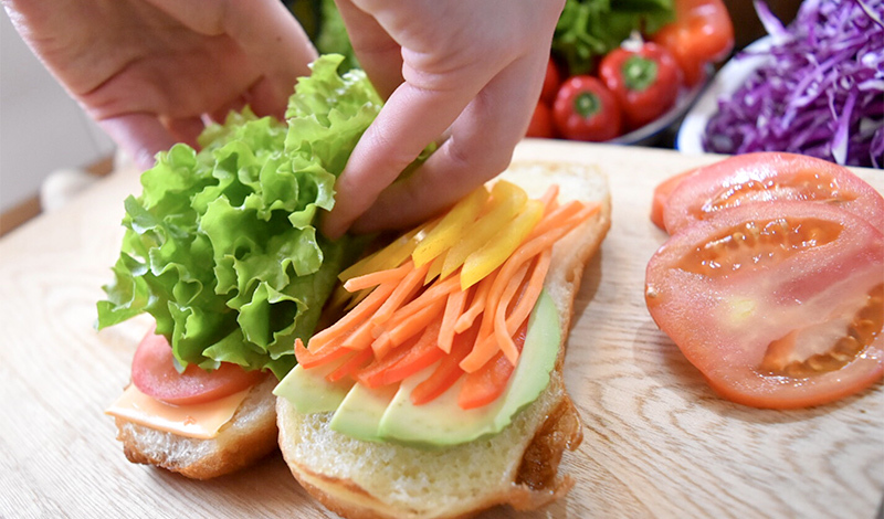 日替わり野菜のハワイアンファストフード