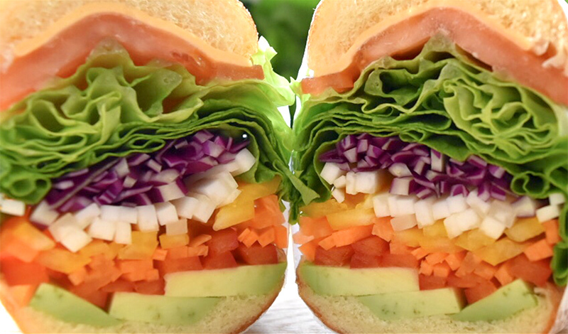 野菜不足の解消にマラサラダ