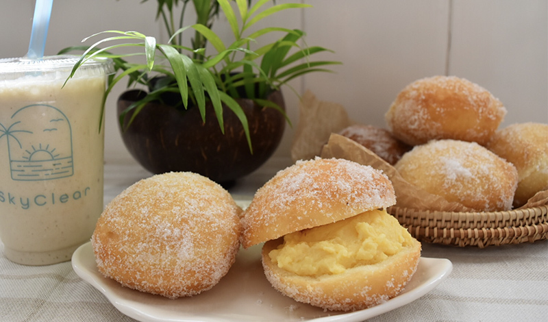 日替わりクリームのマラサダ