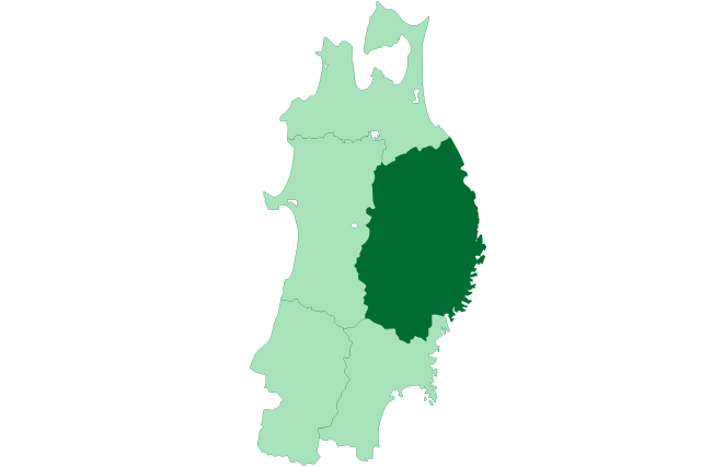 岩手県内の対応地域