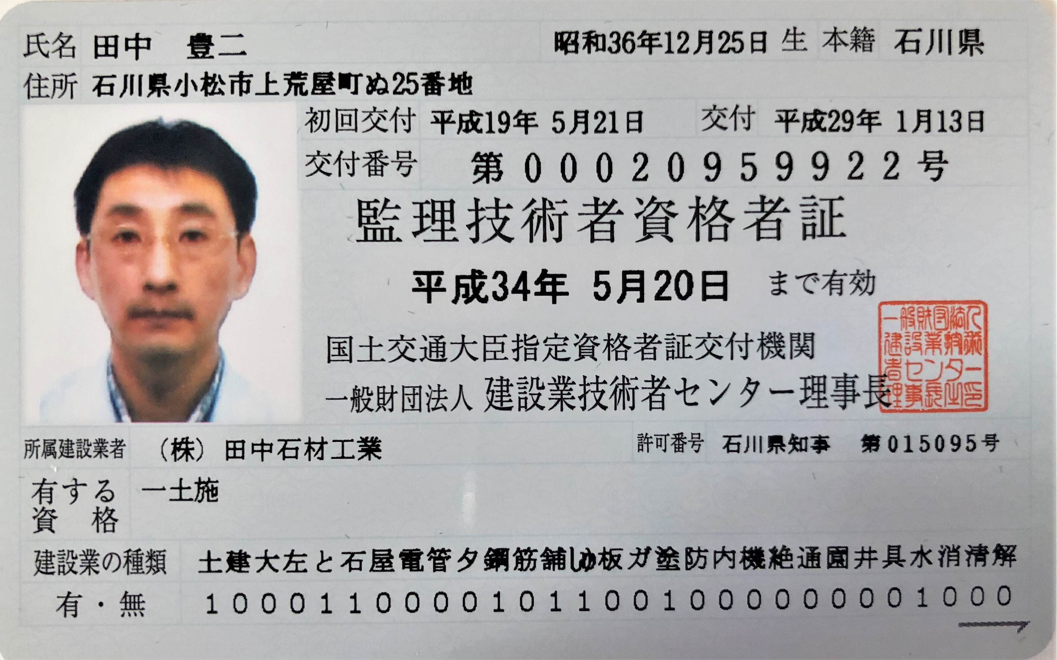 27、田中豊二(免許)