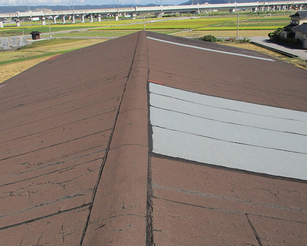 施工前屋根