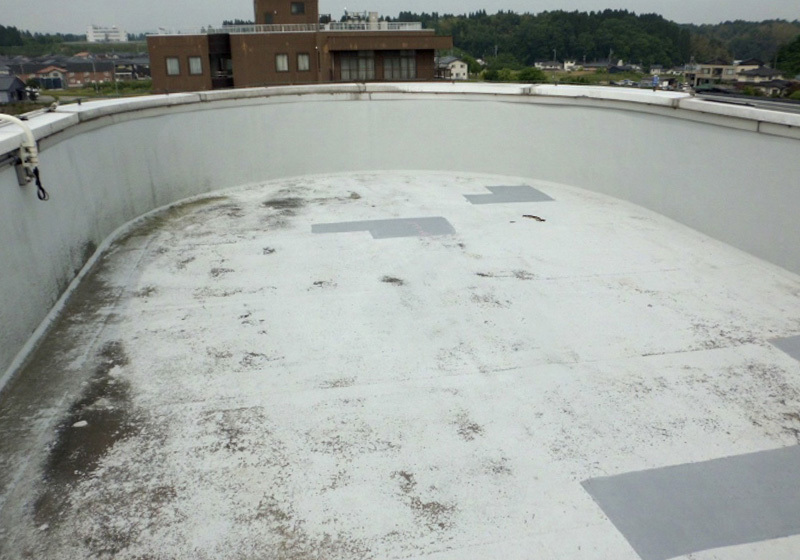 塩ビシート_経年劣化状態