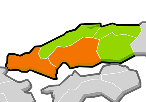 対応エリア地図