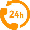 24時間対応年中無休