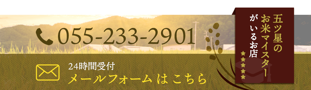 お問い合わせはこちら(055-233-2901)