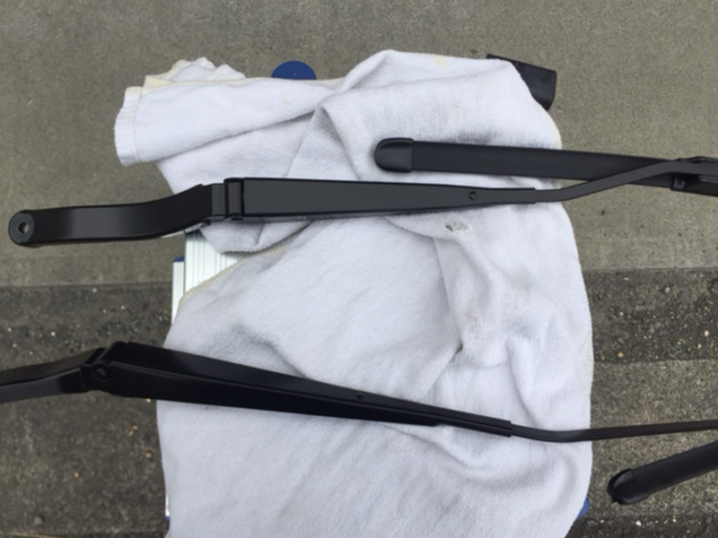 ワイパーブレーコーティングドも施工