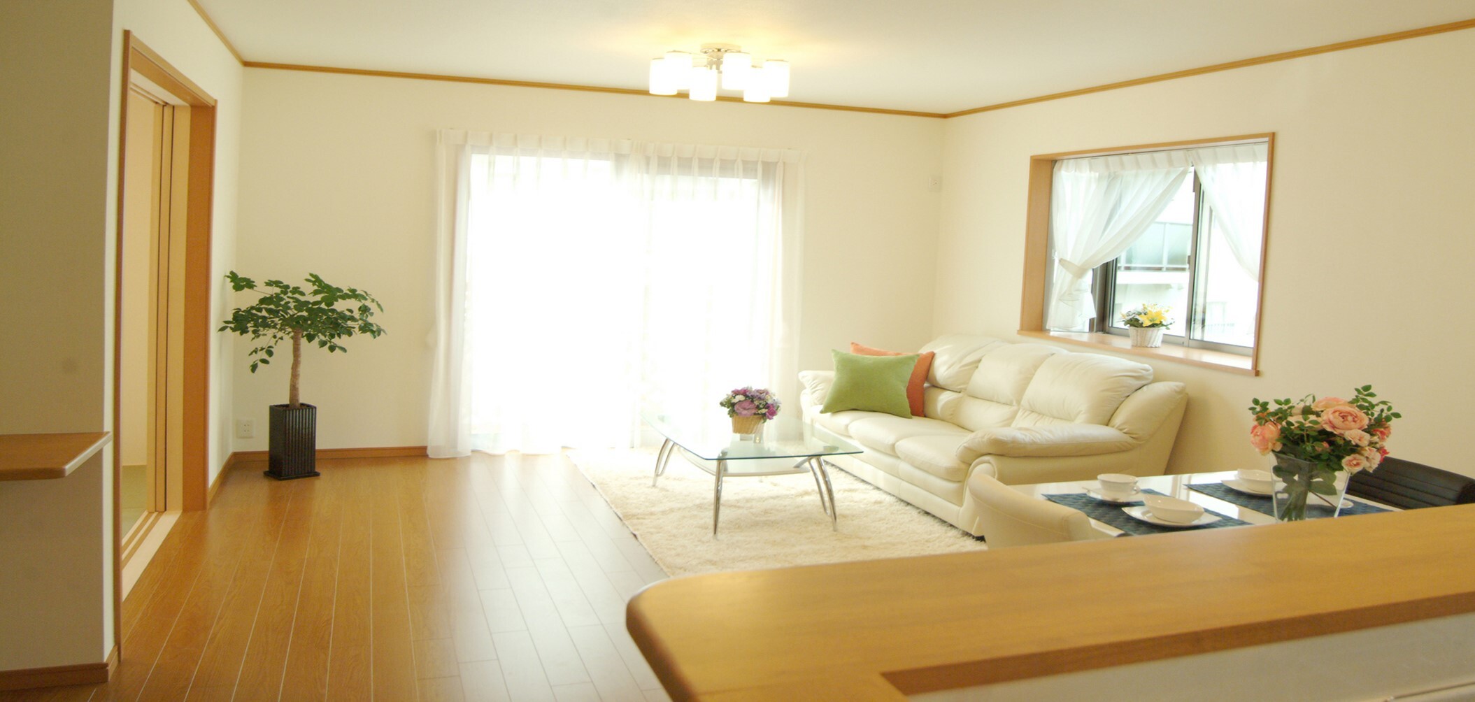 室内ロゴ抜き写真