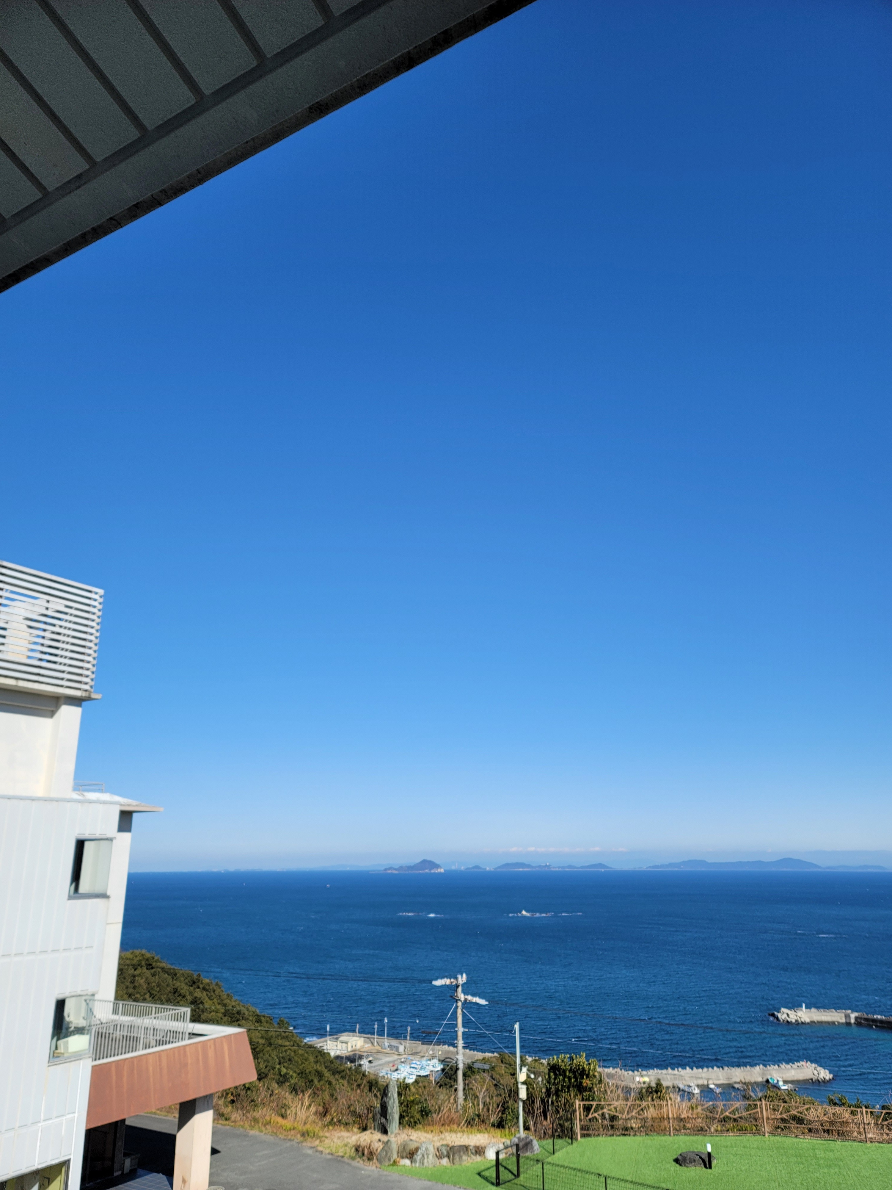 部屋からの海景色