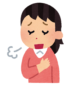 ほっとした女性(技能実習生入国)