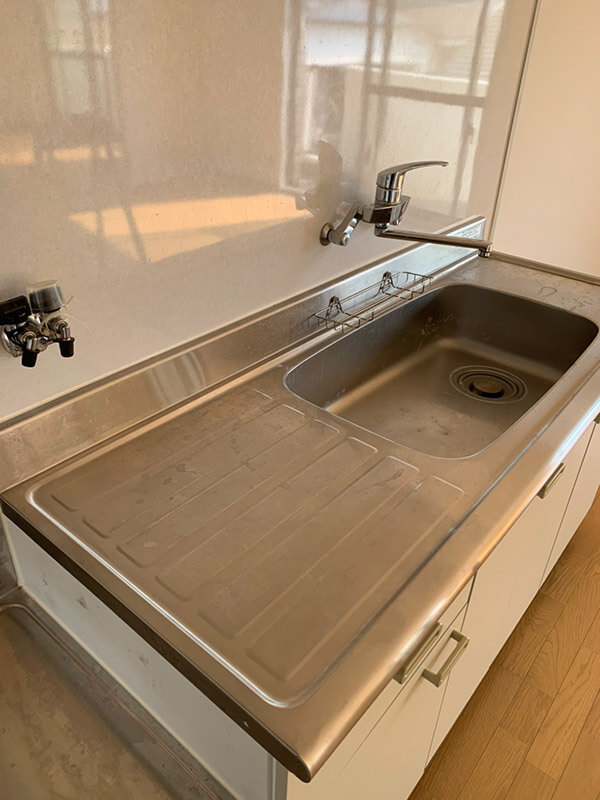 シンク清掃前