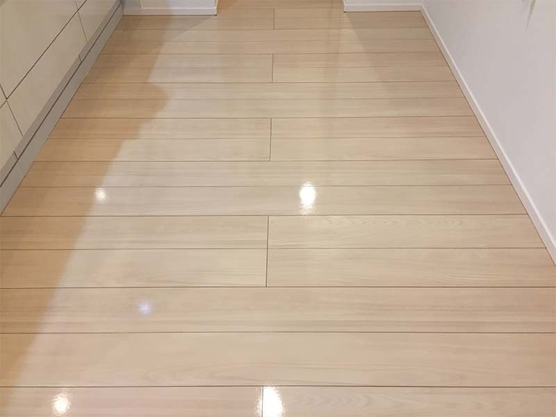 シリコン施工後