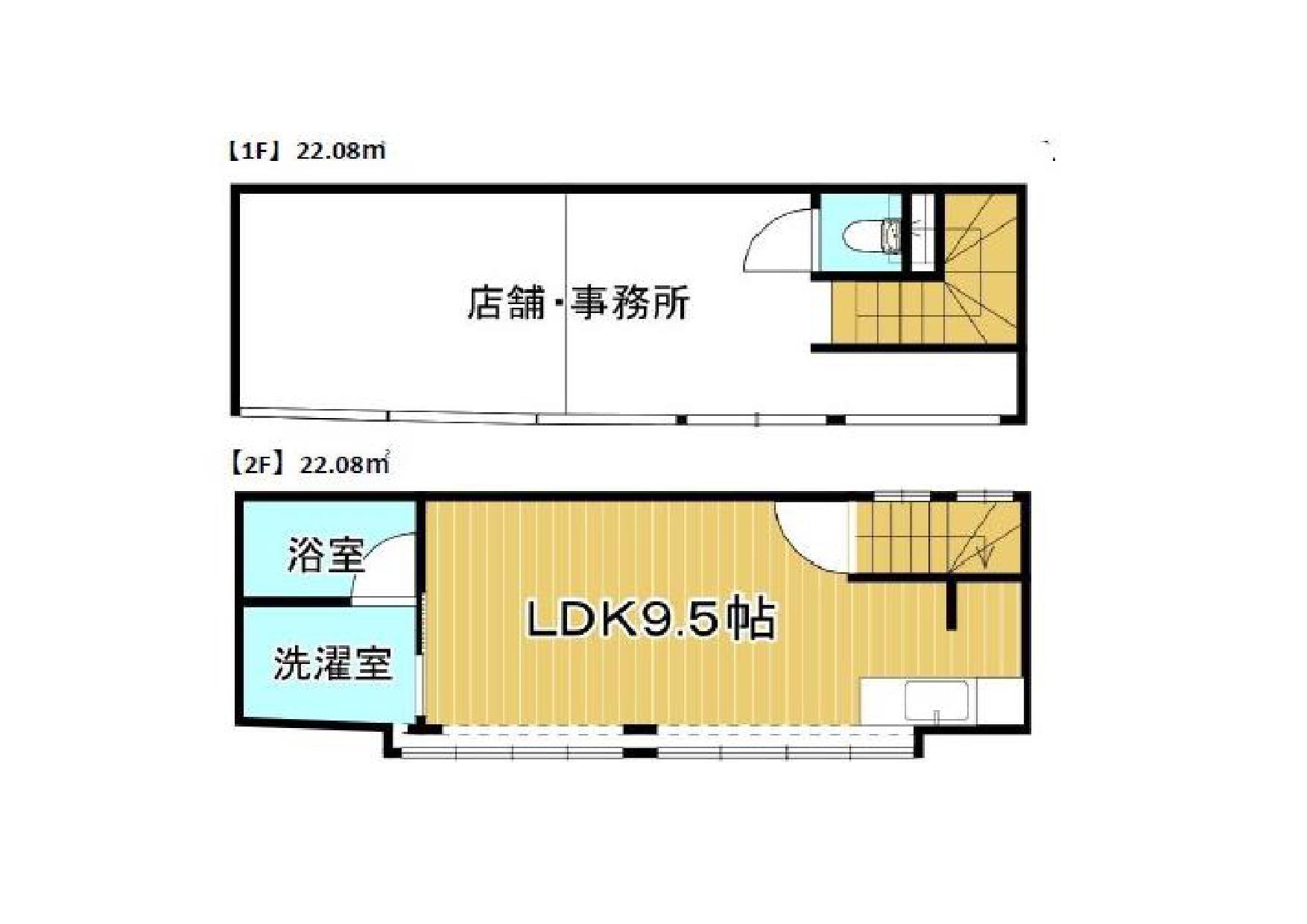 京都市店舗賃貸(左京区岡崎徳成町戸建店舗).pdf各階平面図_000001