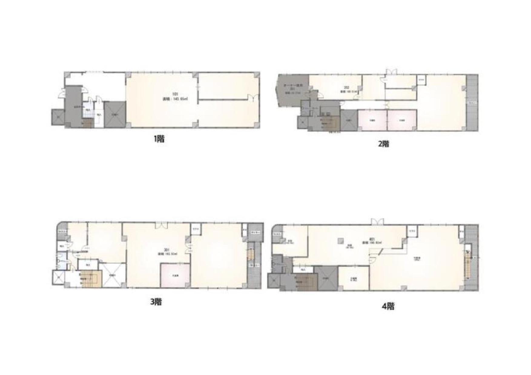 KTS十条ビル賃貸各階平面図_000001