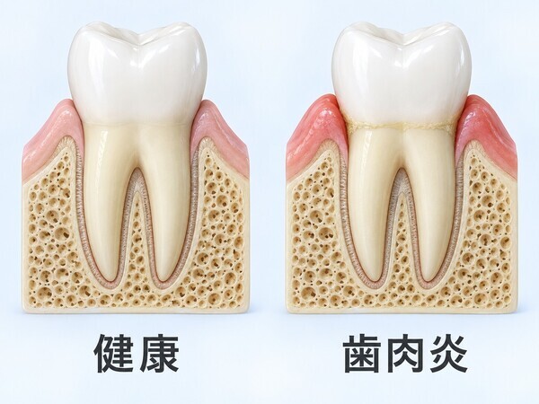 periodontal-progression-healthy-gingivitis