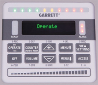 MZ6100用リモートコンソールのタッチパネル