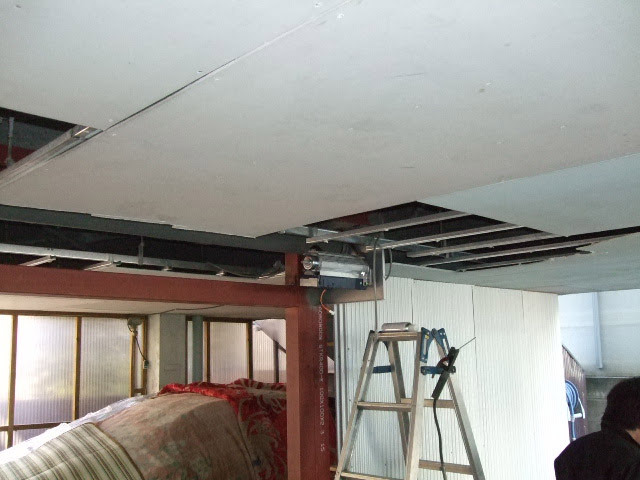 軽量電動ワイドシャッター 取付