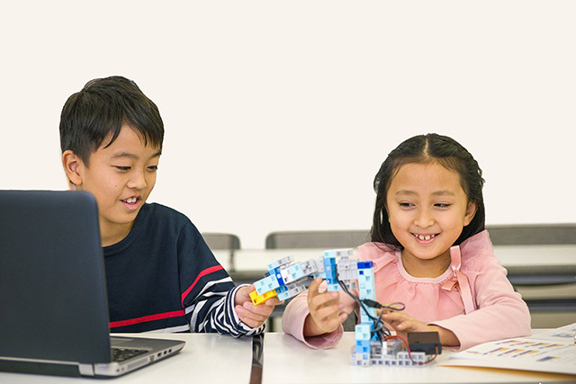 プログラミング男の子女の子①