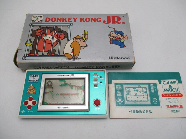 任天堂 ゲームウォッチ ドンキーコングジュニア 箱付き