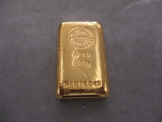 貴金属 田中貴金属 K24 純金 インゴット 200g