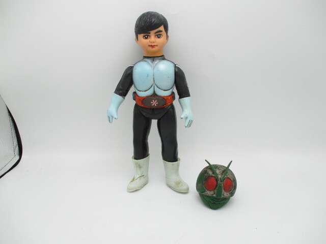 レトロ ソフビ 仮面ライダー 1号 旧バンダイ 石森プロ