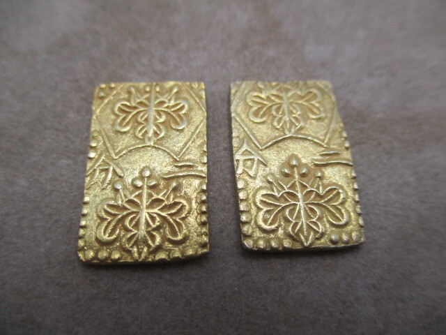 古銭 万延二分判金 明治型