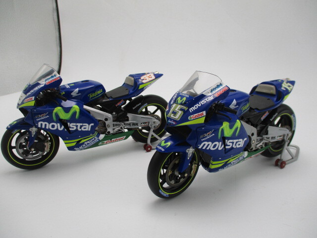 バイク プラモデル ダイキャスト ホンダ HRC MOVISTAR