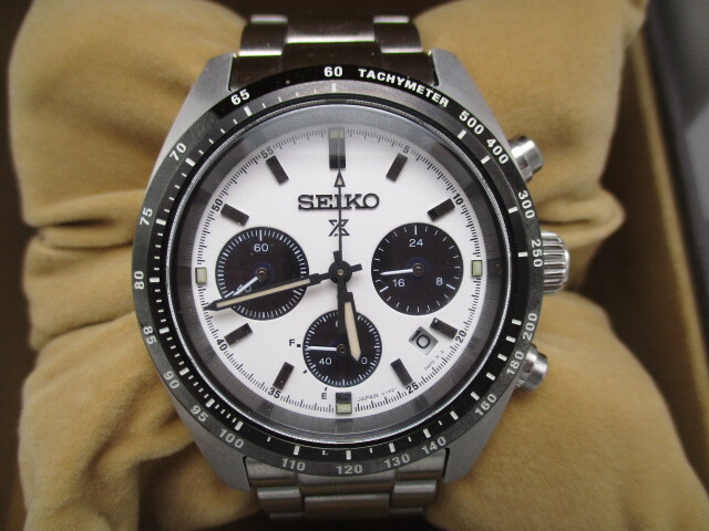 セイコーX メンズ腕時計 ソーラー クロノグラフ V192-0AF0