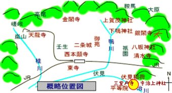 「京都随一の花の寺」と「源氏物語の世界」を巡るmap