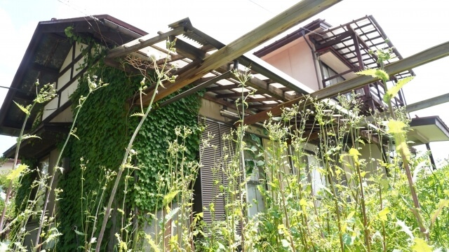 空き家の草刈り