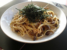 ツナ・キノコの和風パスタ