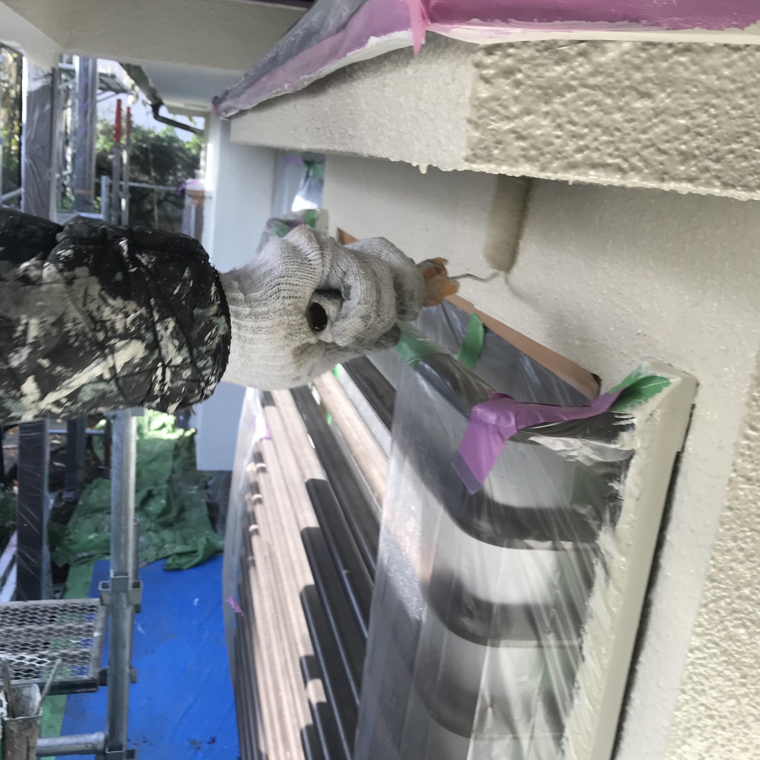 外壁 セラMシリコンⅢ KP121上塗り (25)