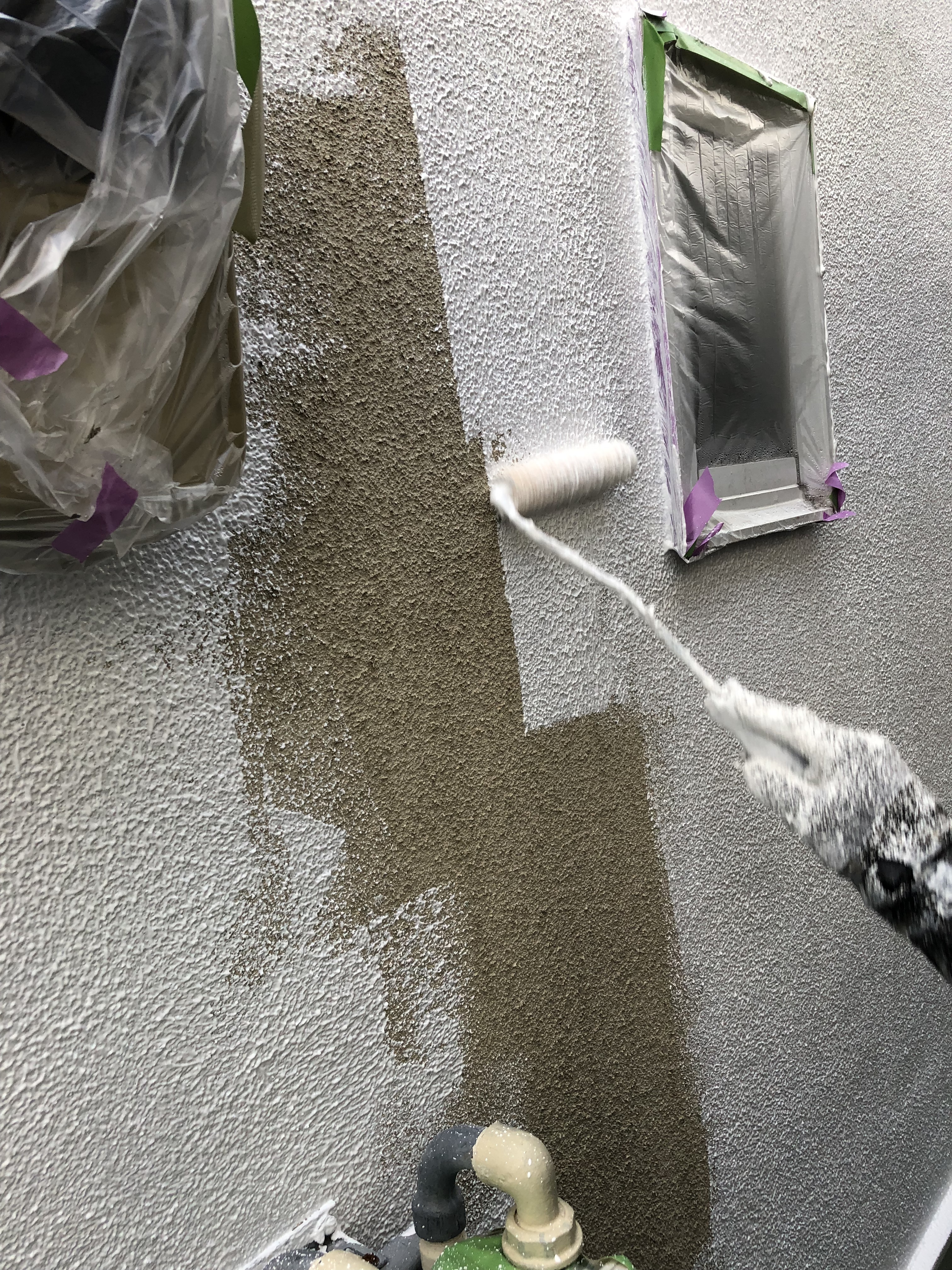 外壁断熱材 1回目塗布 (19)