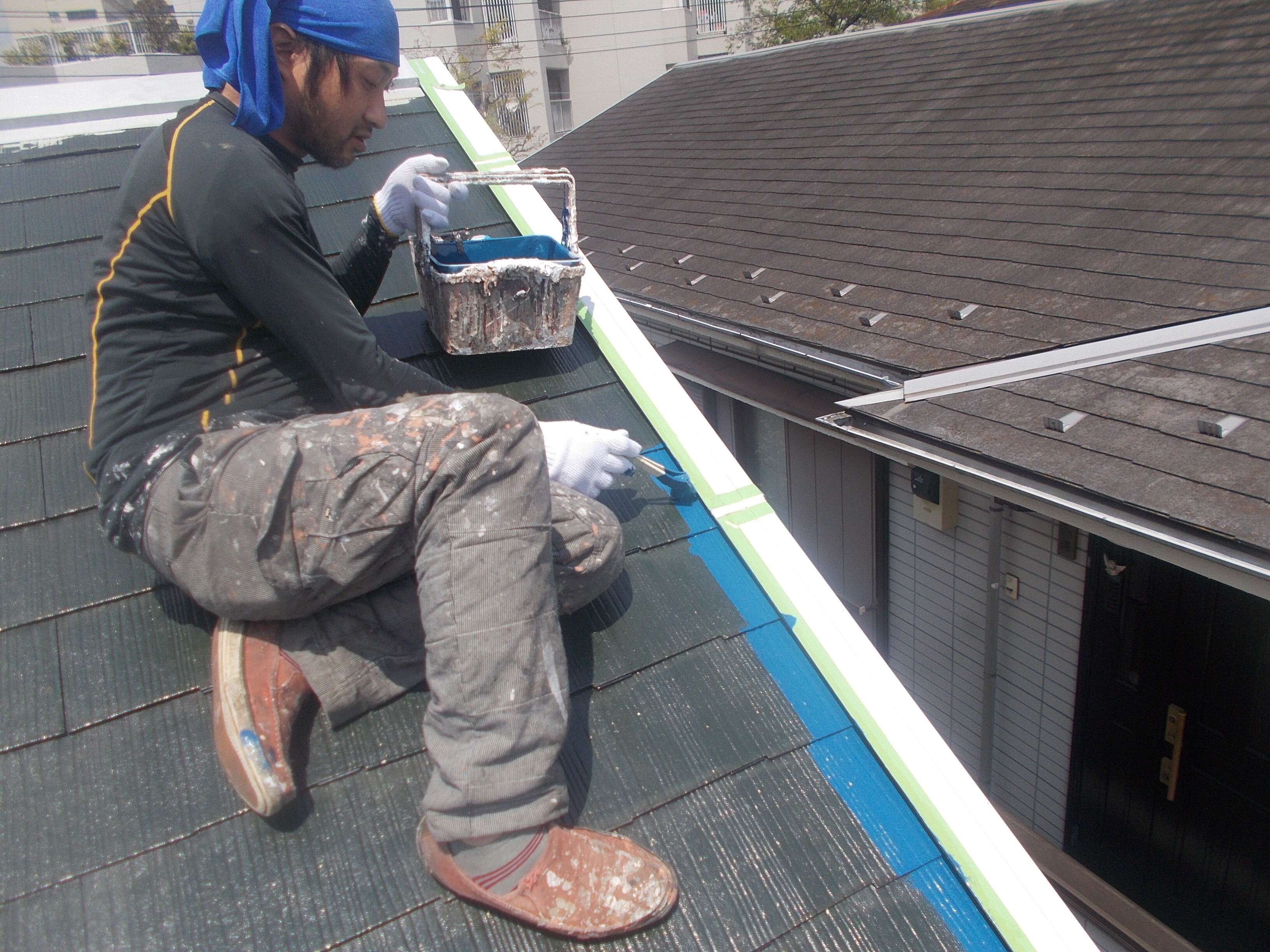 屋根ファイン4Fベスト中塗り (19)