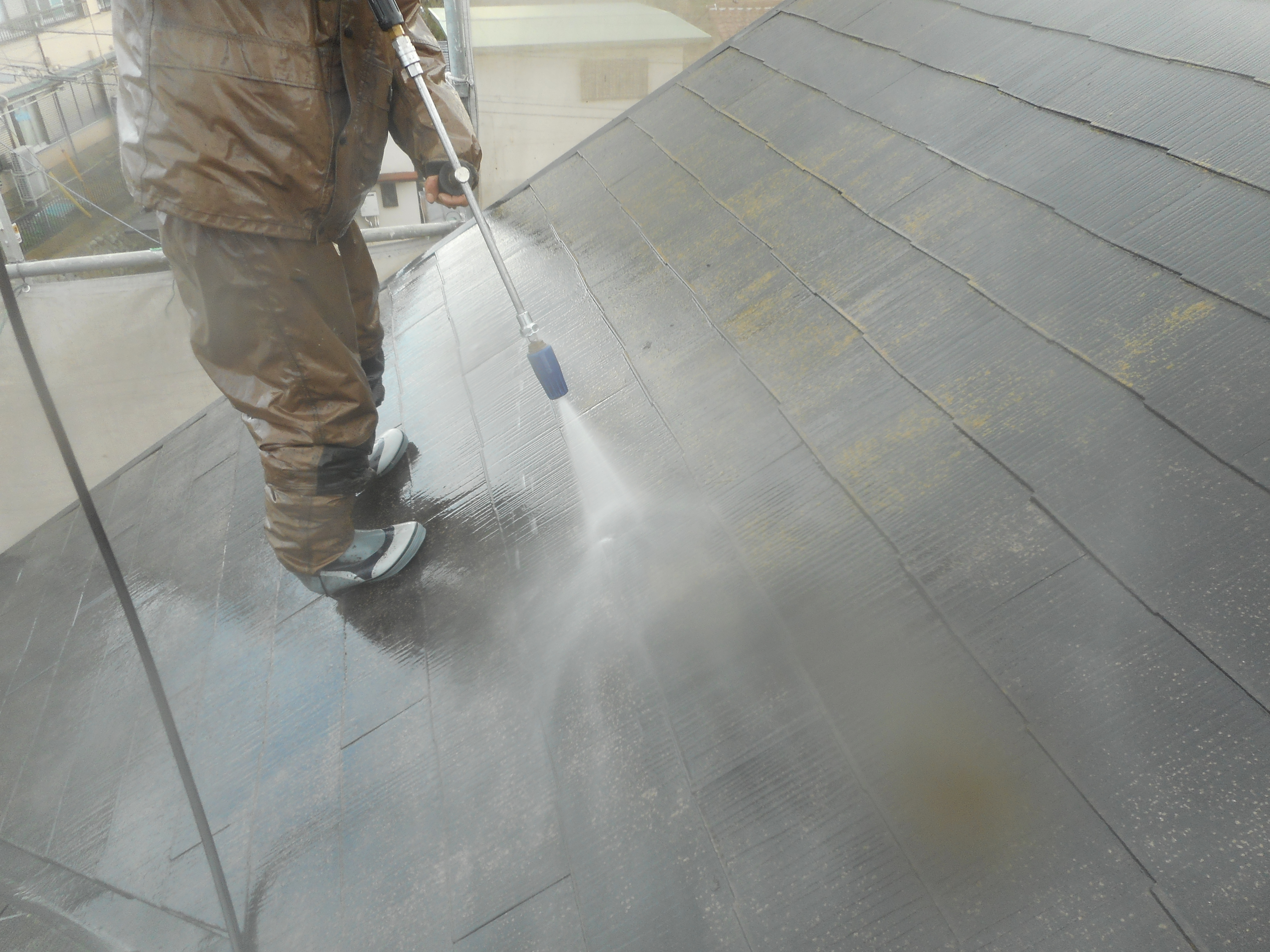 屋根高圧洗浄 (14)